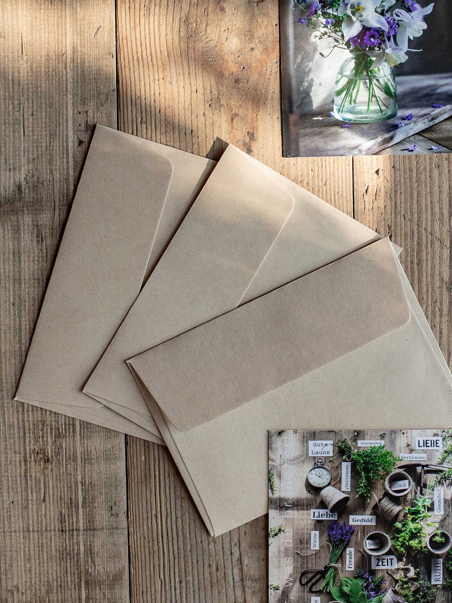 Couvert C6 für Postkarten