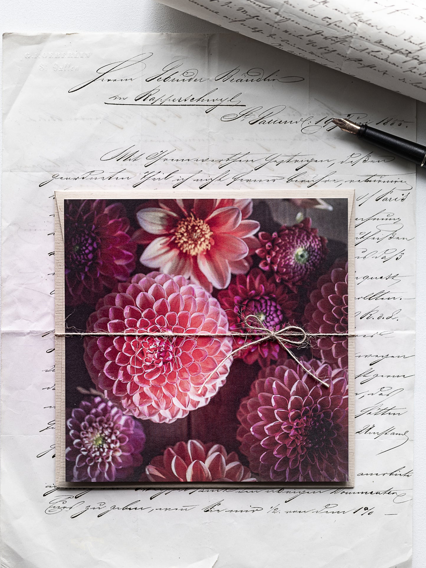 Von edler Art Dahlienblüten
