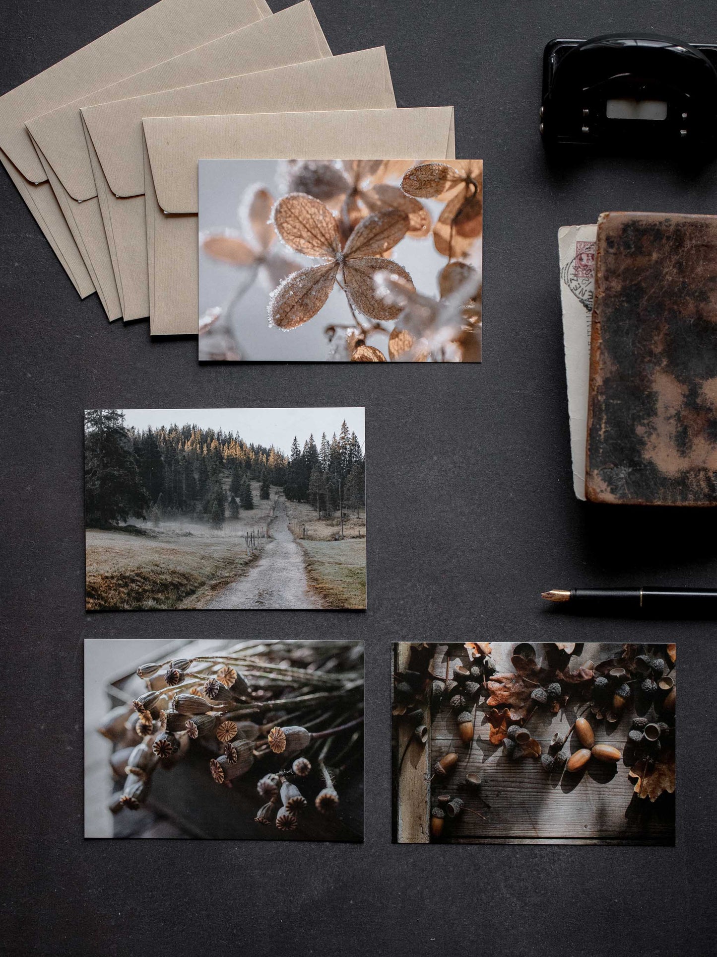 Postkarten Set Herbststille