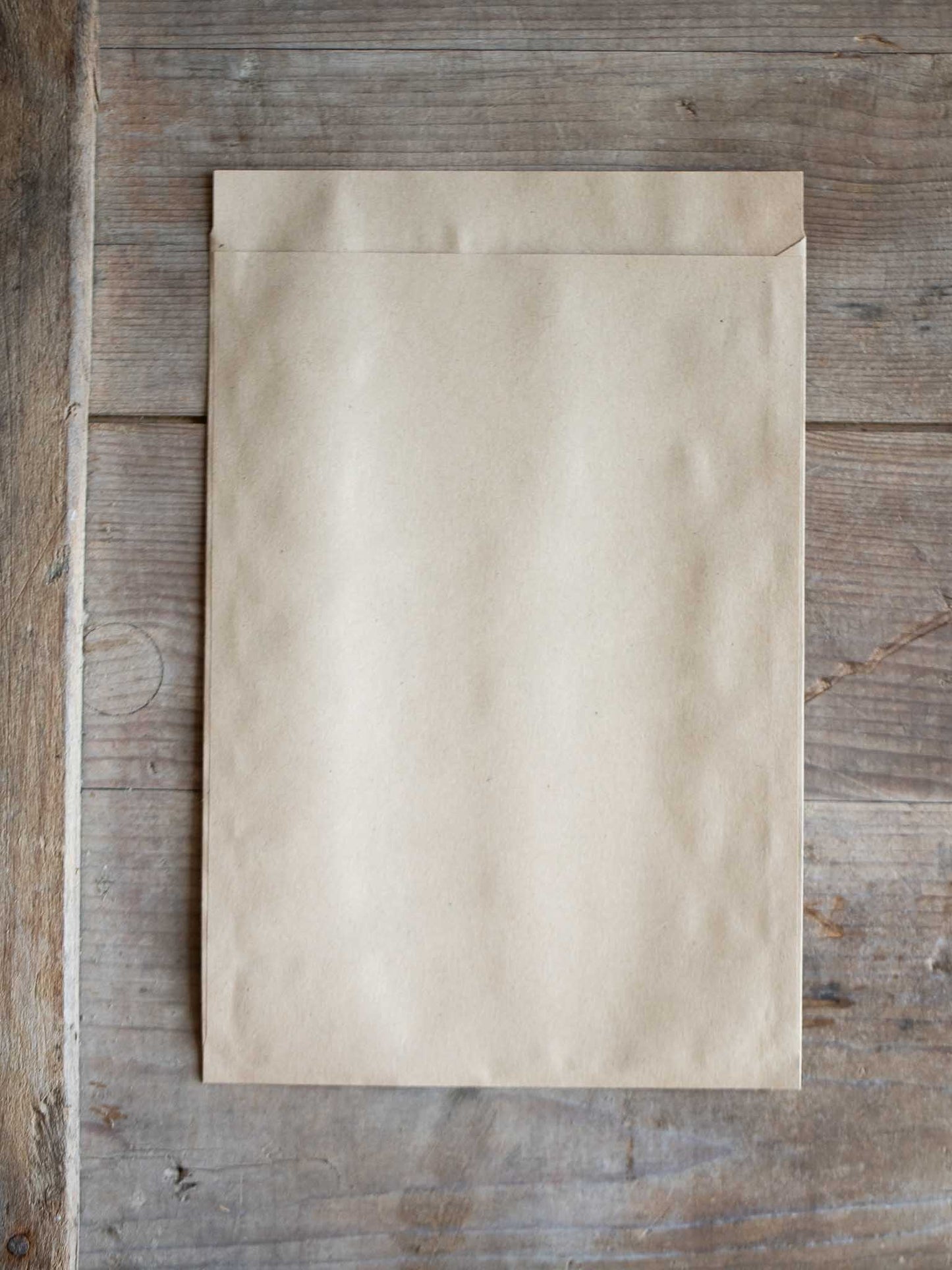 Flachbeutel für die Postkarten A6