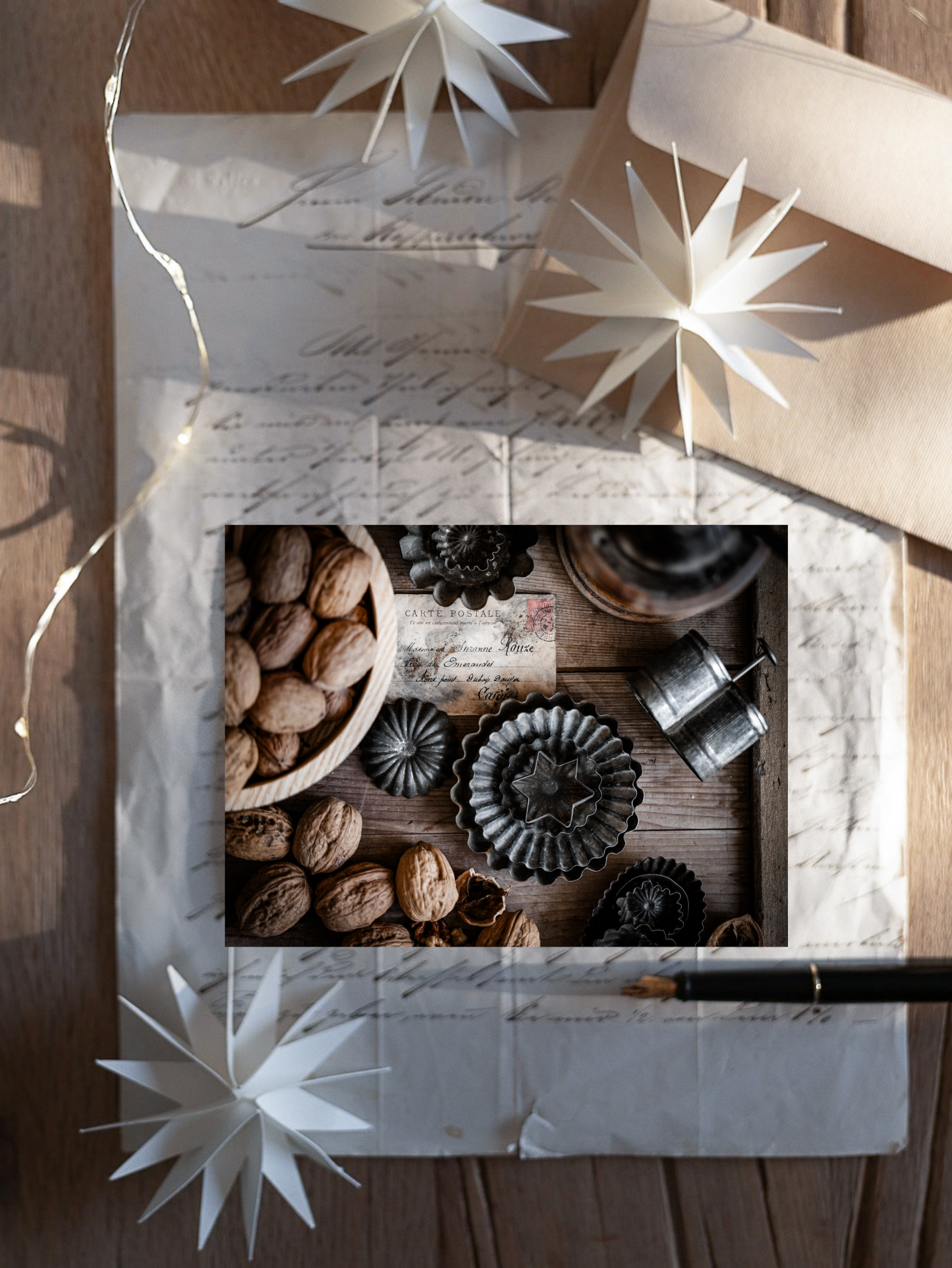 Postkarte Weihnachtsbacken