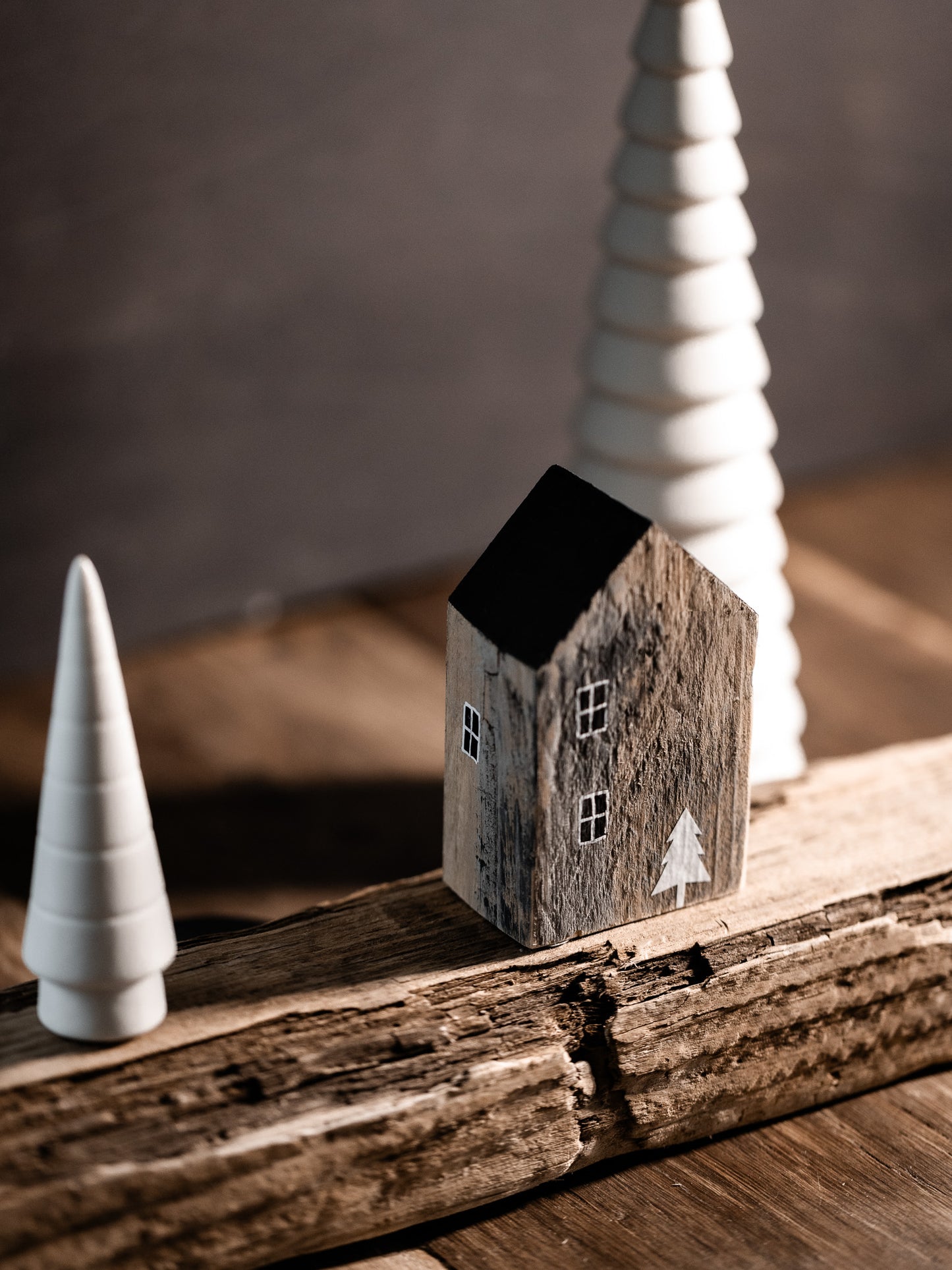 Kleines Unikat Adventshäuschen