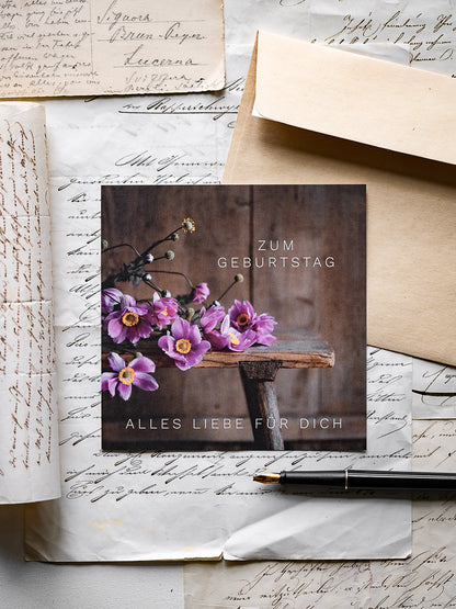 Von edler Art zum Geburtstag alles Liebe