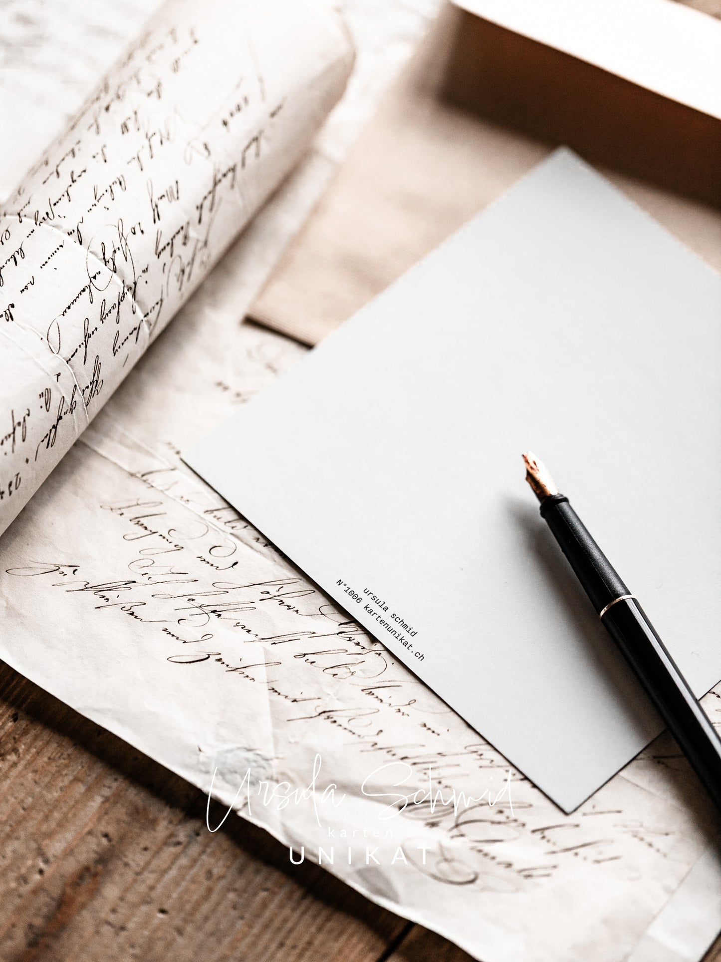 Postkarte Herbsthortensie