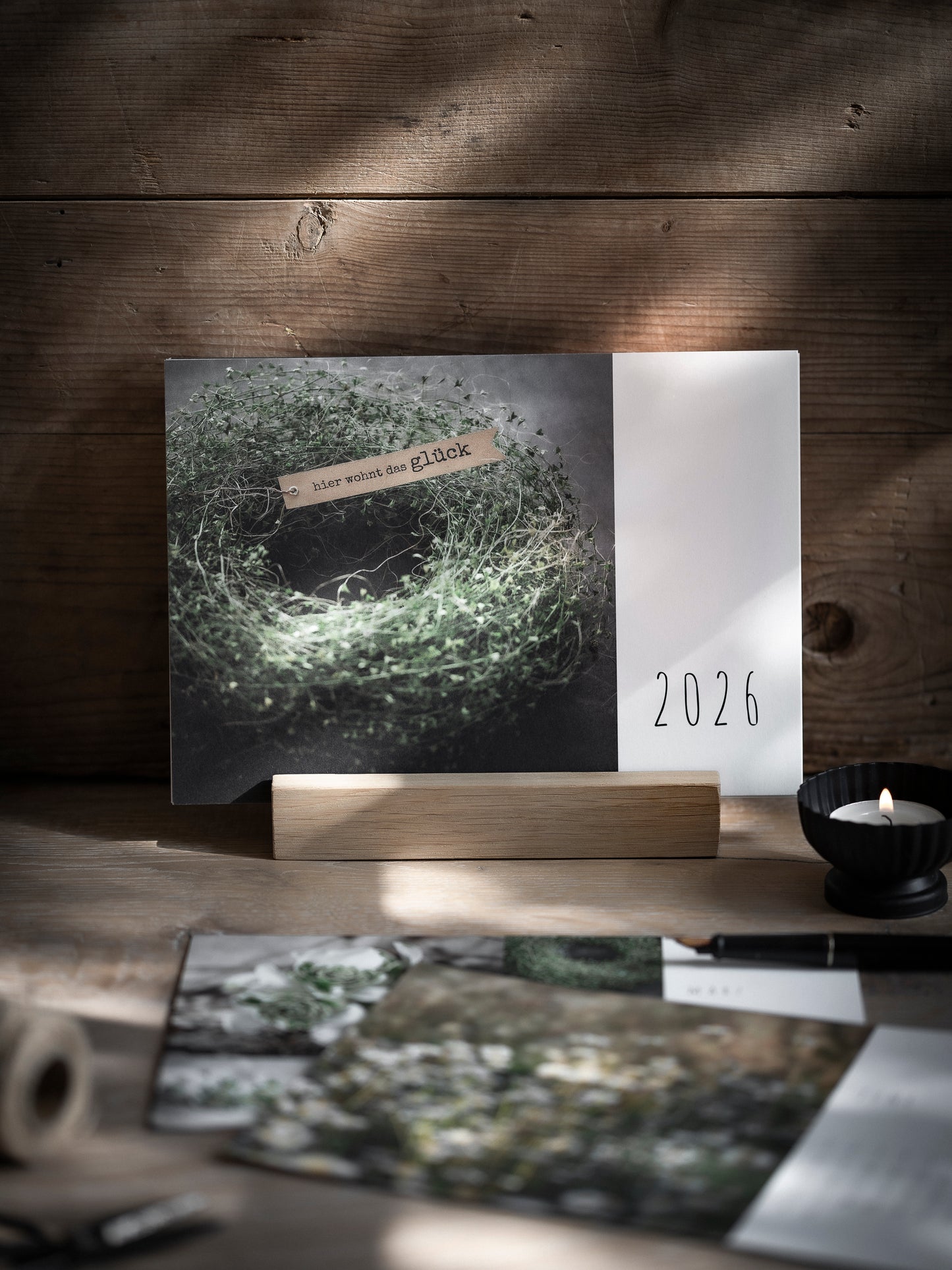 Kartenkalender 2026 "Kleines Glück"
