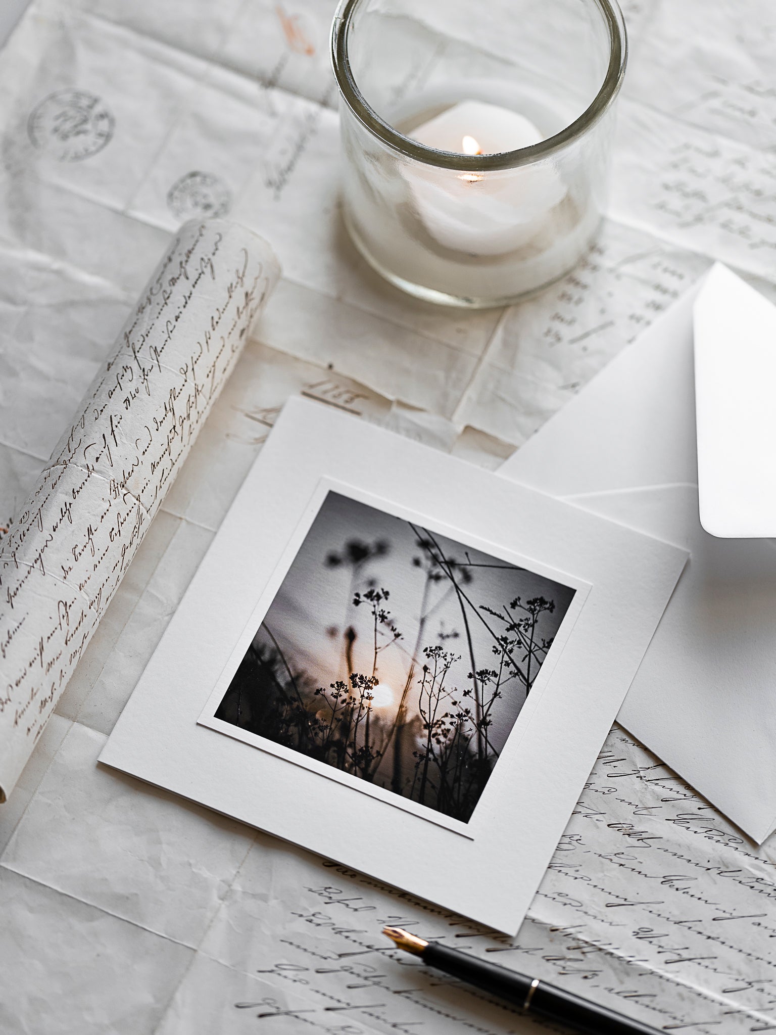 Trauerkarte Sonnenuntergang - Kartenunikat Schweiz