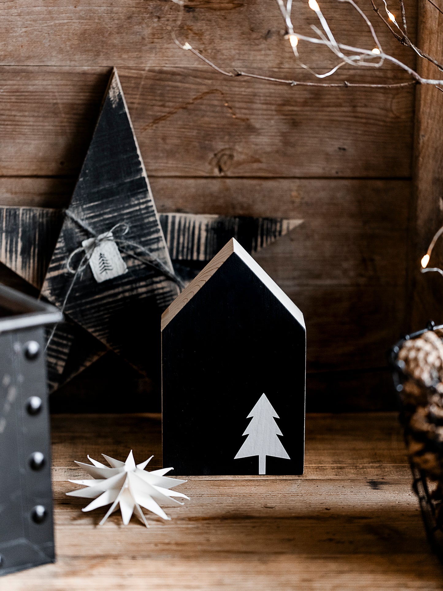 Weihnachtshaus: drehe es einfach um