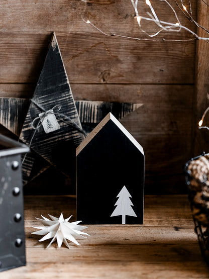 Weihnachtshaus: drehe es einfach um