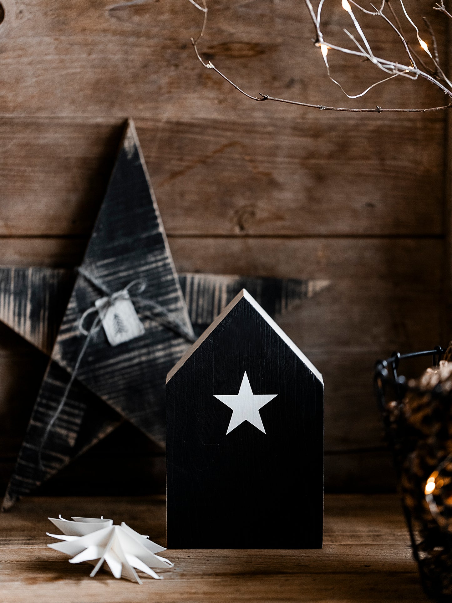 Weihnachtshaus: drehe es einfach um