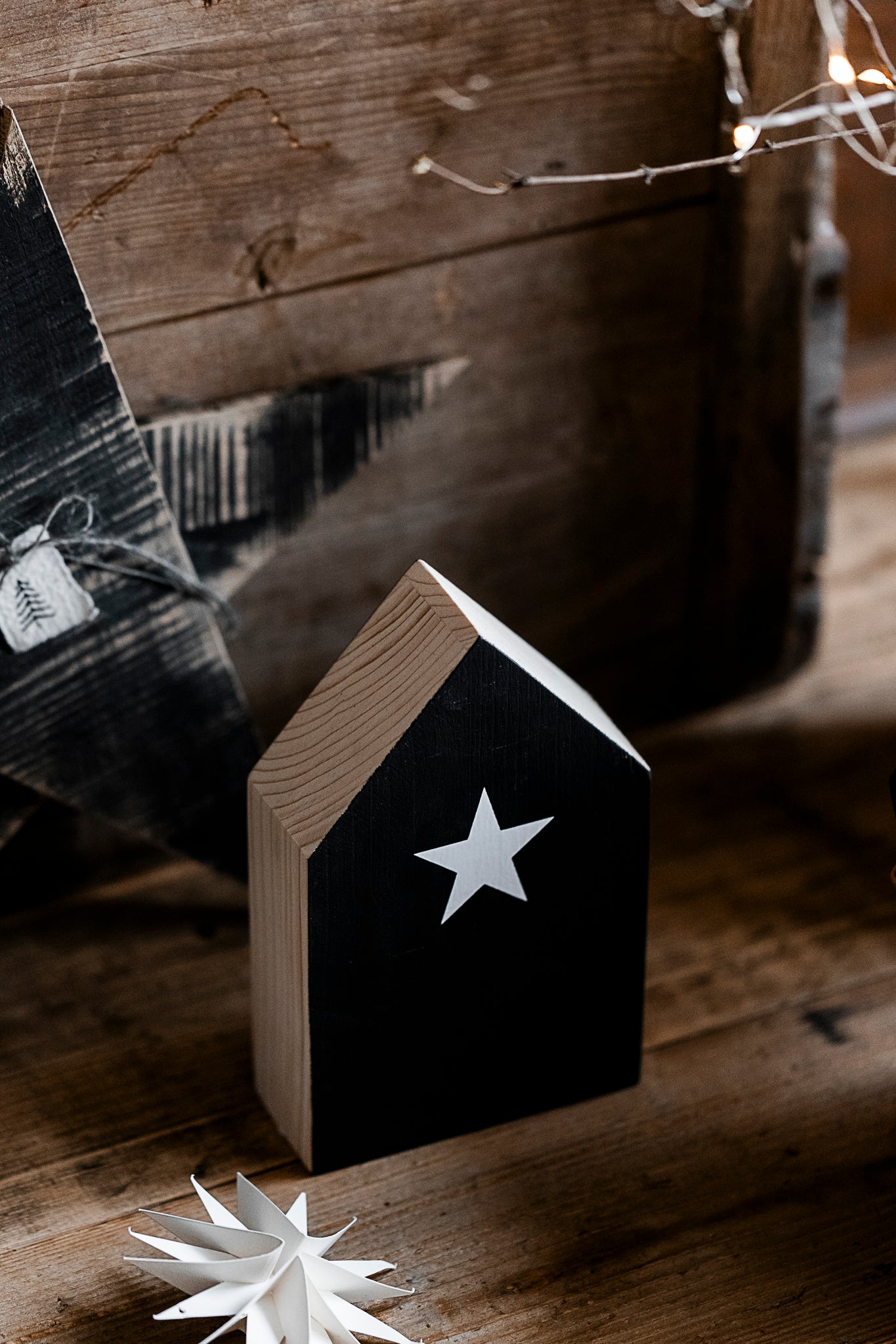 Weihnachtshaus: drehe es einfach um