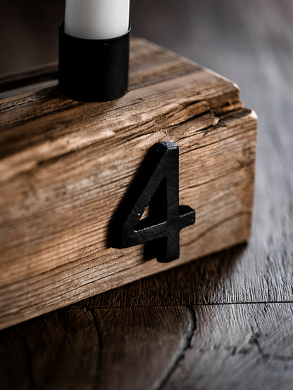 Adventskerzen-Balken