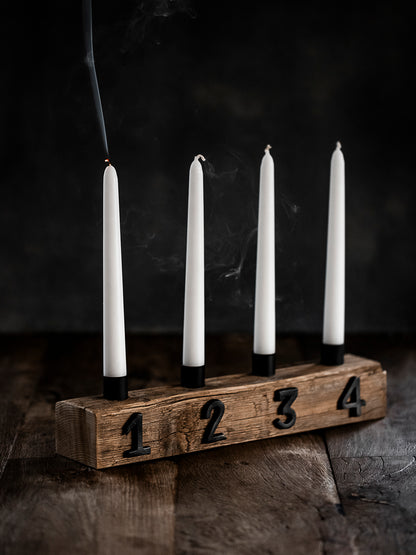 Adventskerzen-Balken
