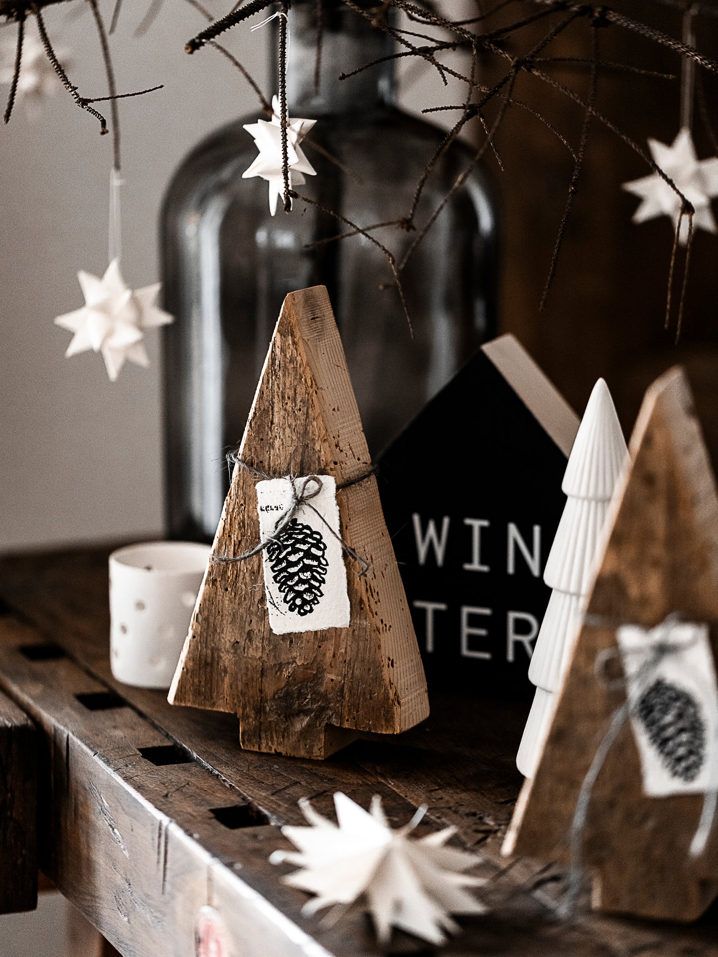 Knorrige Weihnachtstanne