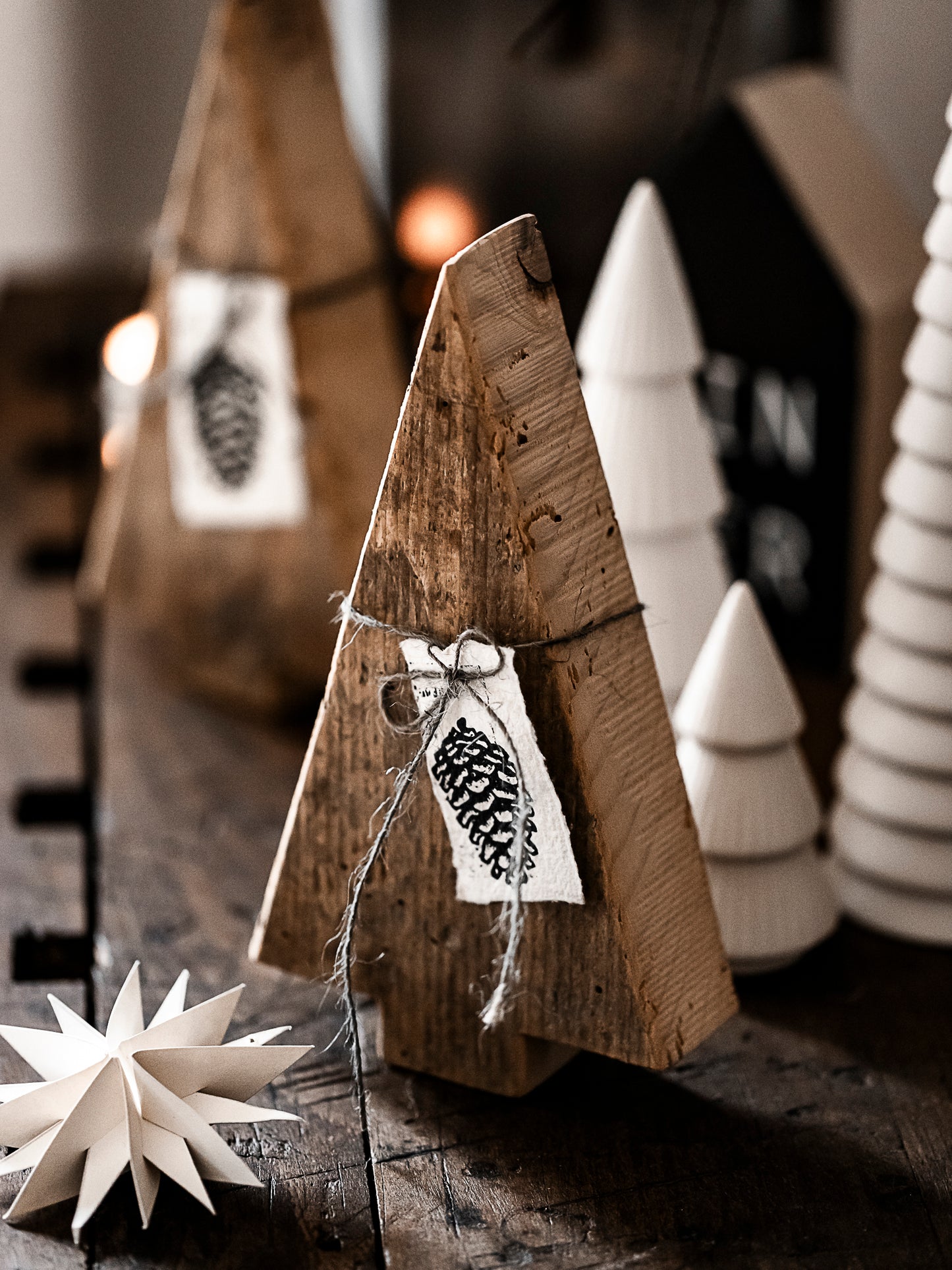 Knorrige Weihnachtstanne