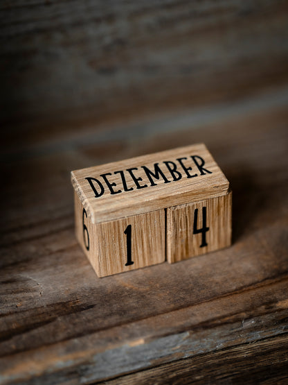 Adventszahlen-Würfel