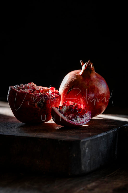 Granatapfelserie - 5 Digitale Fotos zum Download