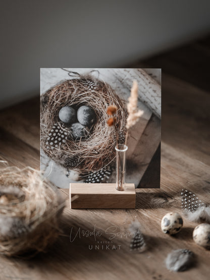 Kartenhalter mit Reagenzglas