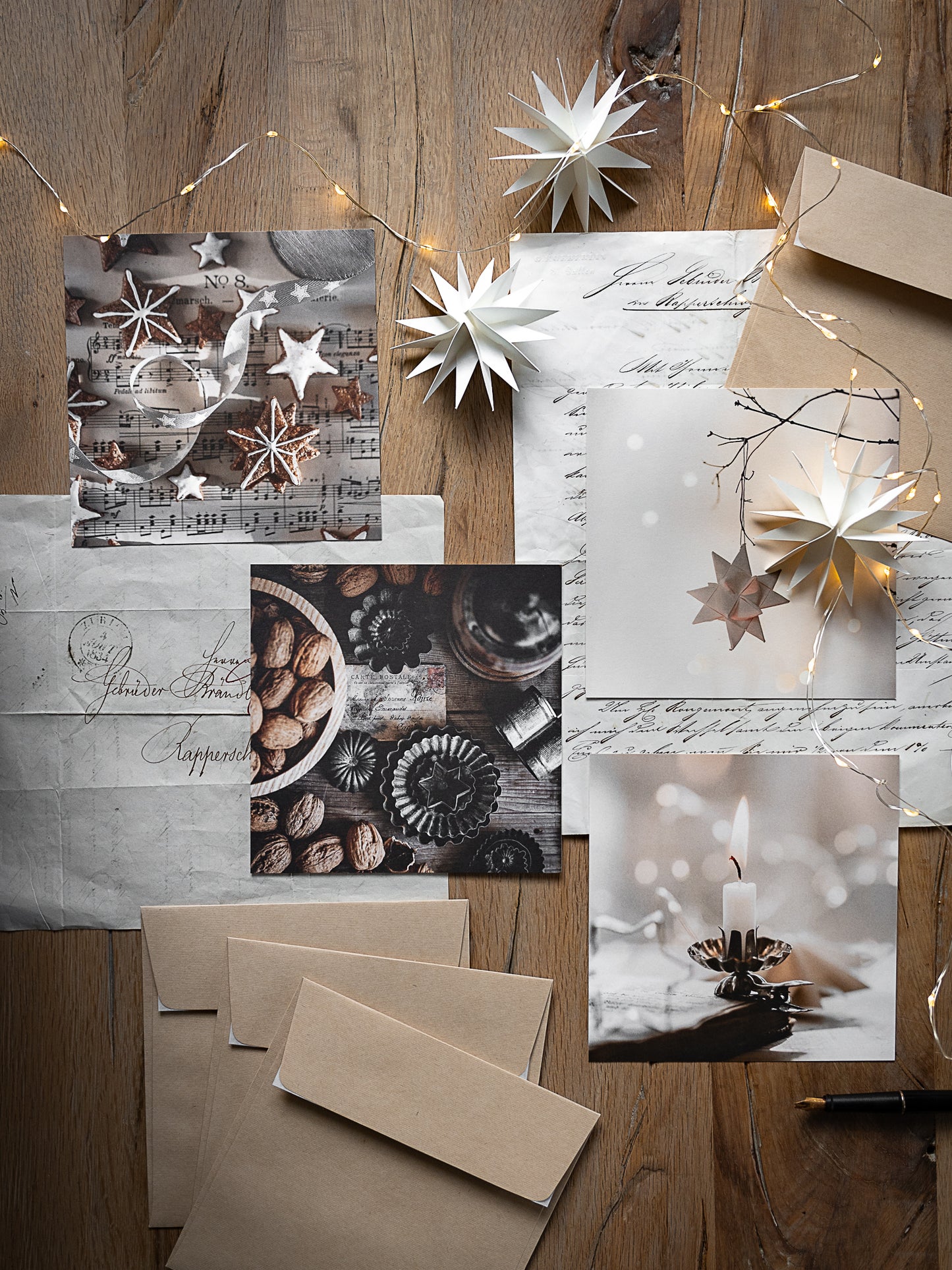 Von edler Art Weihnachtszauber Kartenset