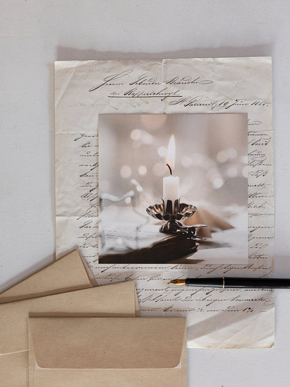 Von edler Art Christbaumkerze